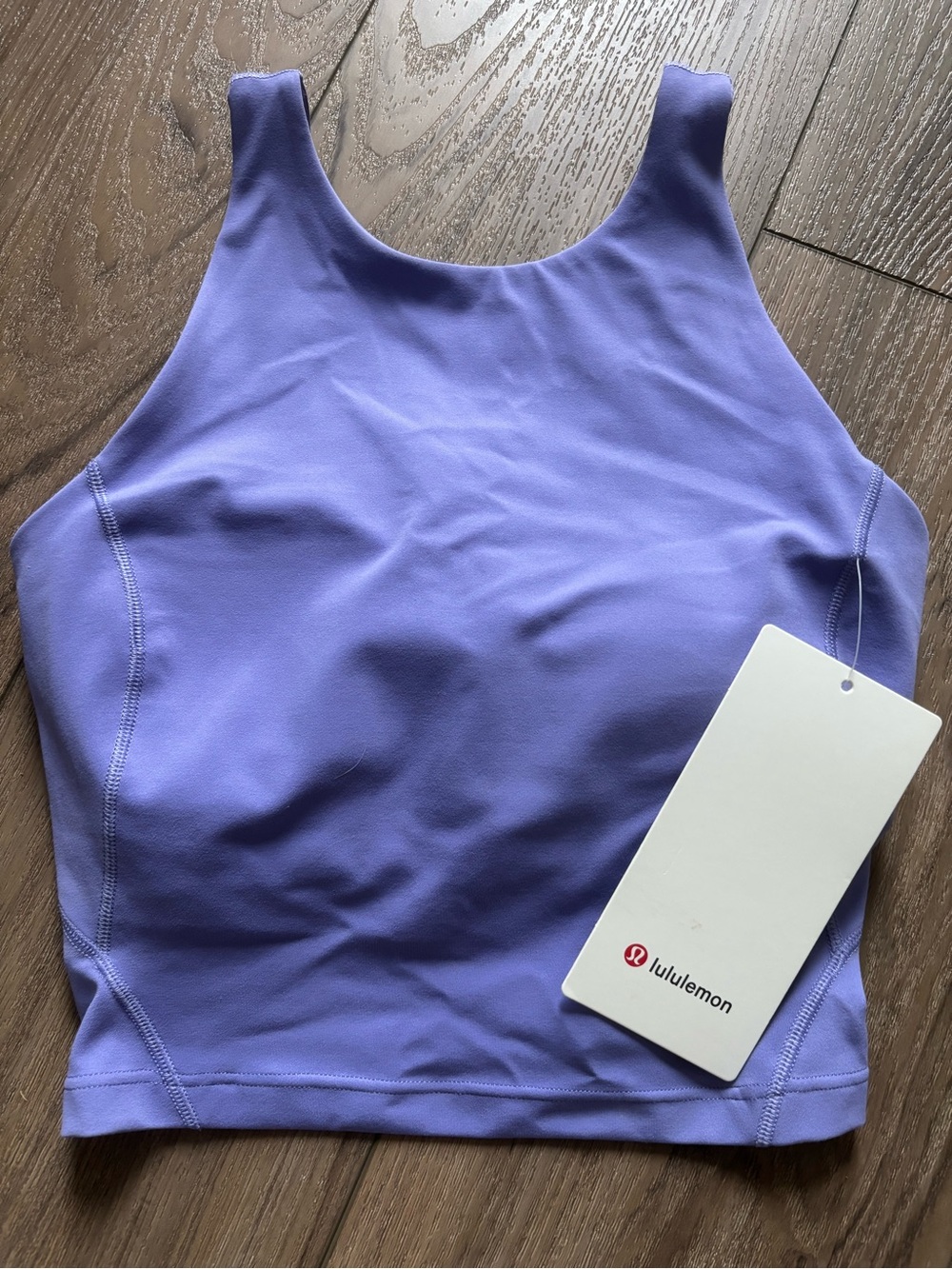 lululemon Align Lavender High-Neck Crop Tank